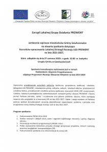 Konsultacja LSR LGD PROWENT na lata 2021-2027